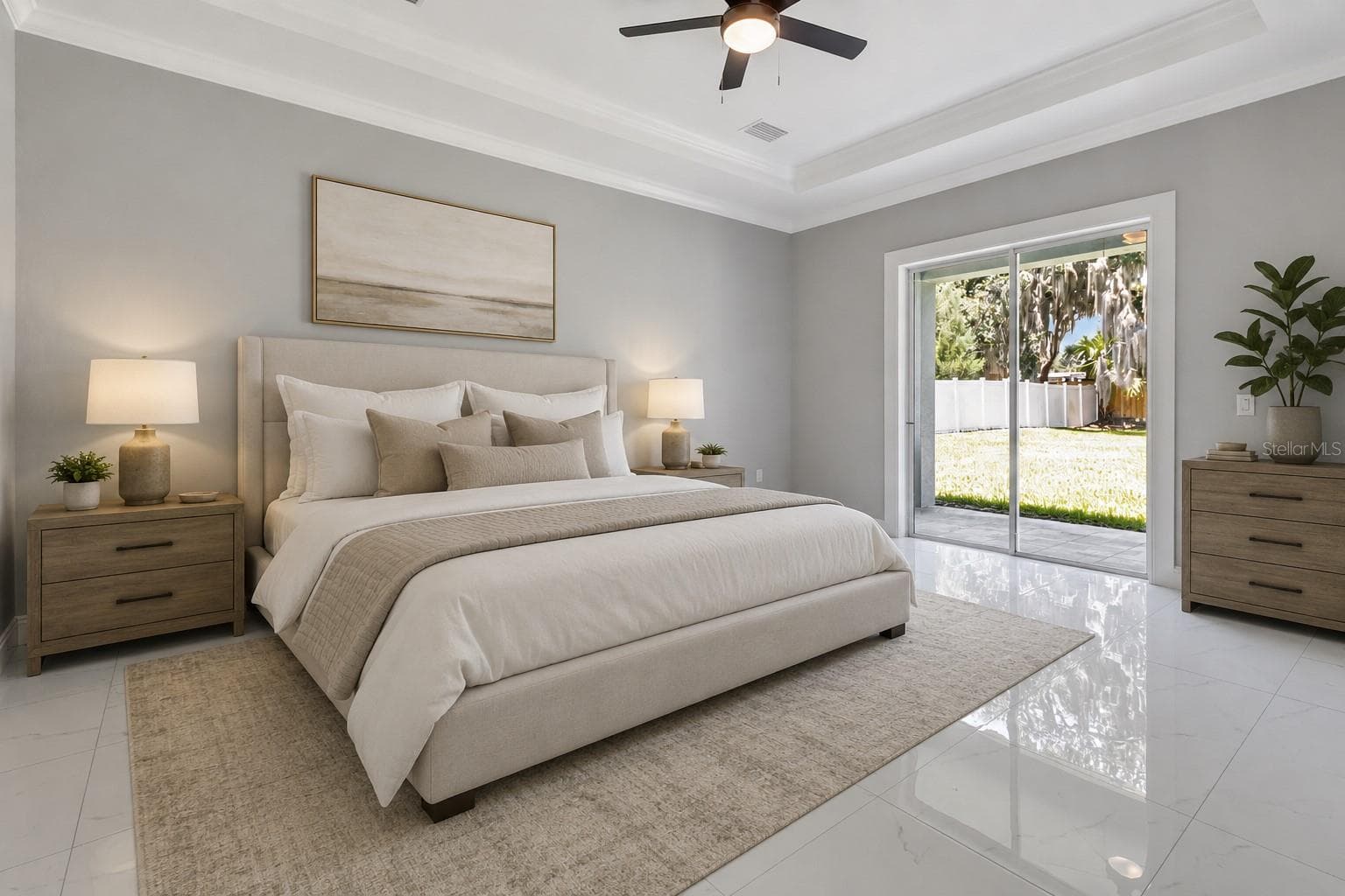 STAGED MASTER BEDROOM - 319 WATER SHORE DR, LEESBURG