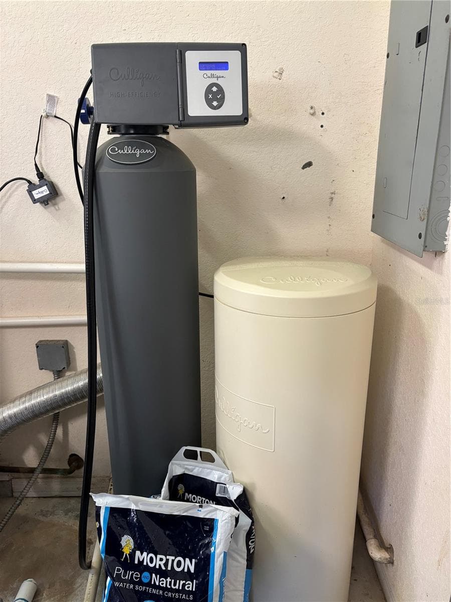 water softener system - 12853 BELLERIVE DR, CLERMONT