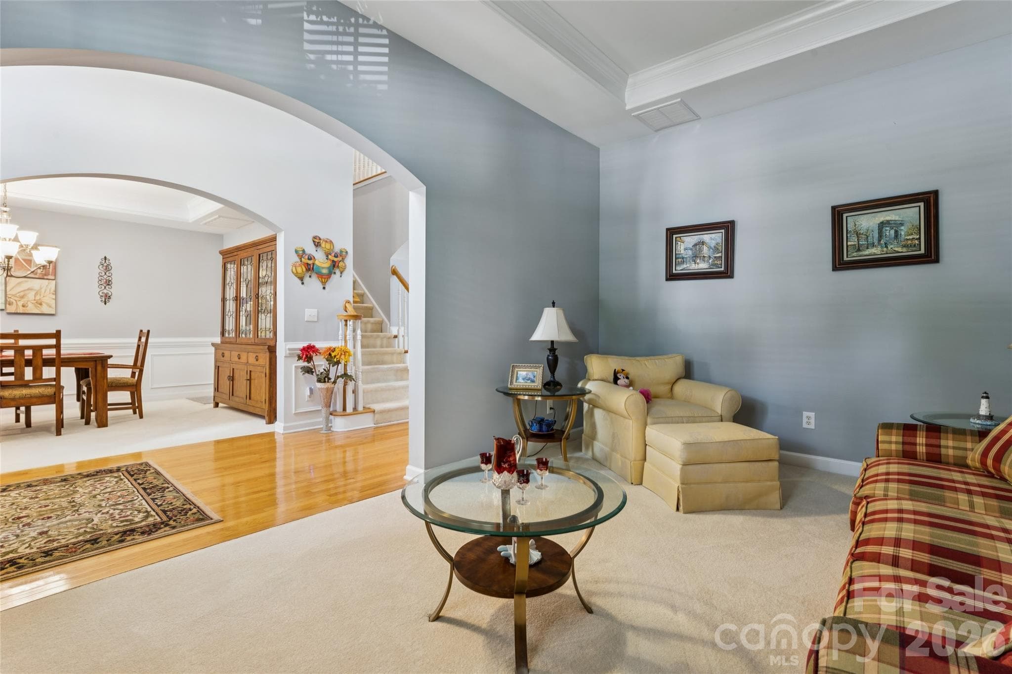 Formal Living room - 8108 Penman Springs Drive, Waxhaw