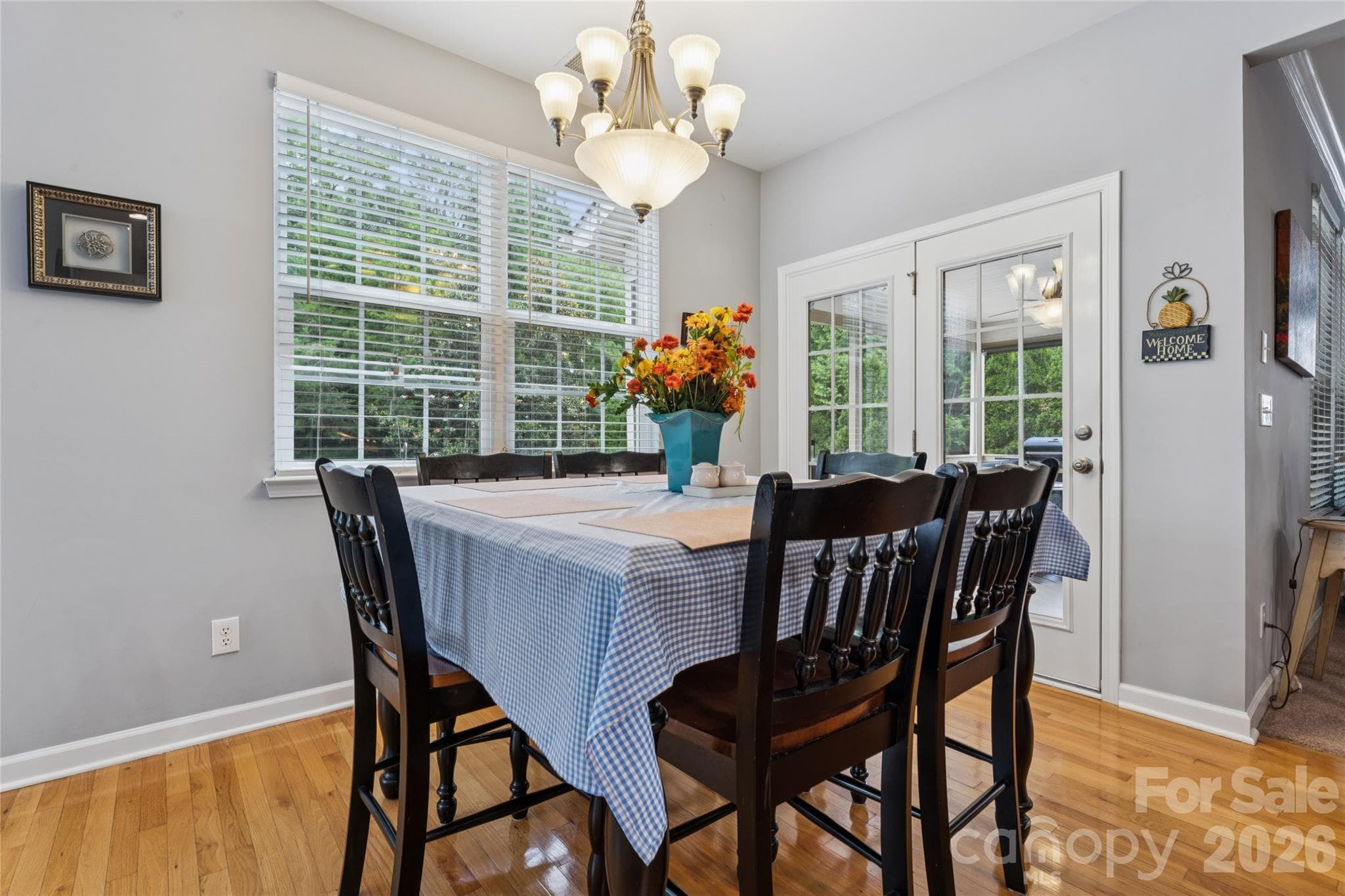 Breakfast area - 8108 Penman Springs Drive, Waxhaw