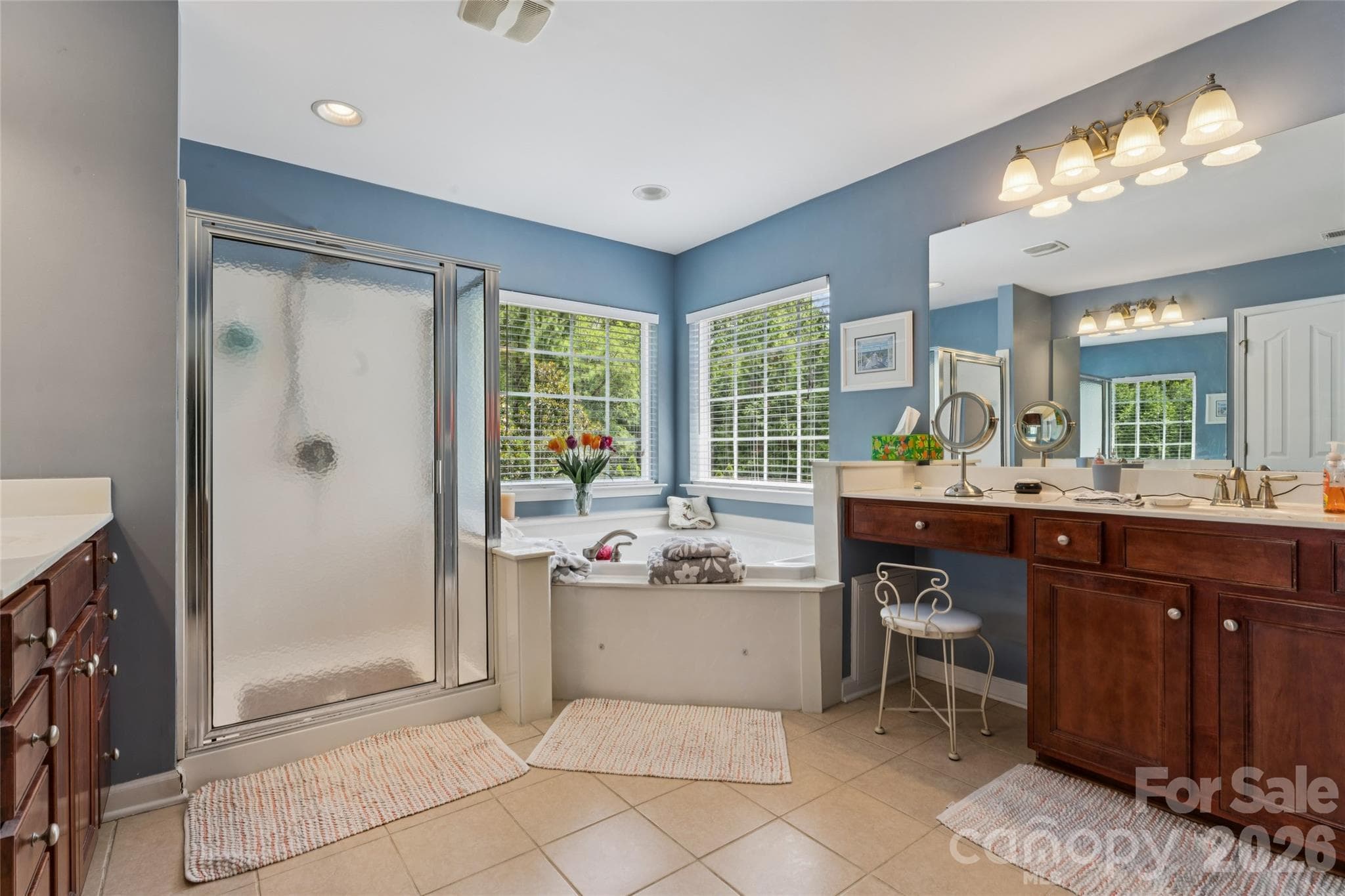 Primary en-suite bath - 8108 Penman Springs Drive, Waxhaw