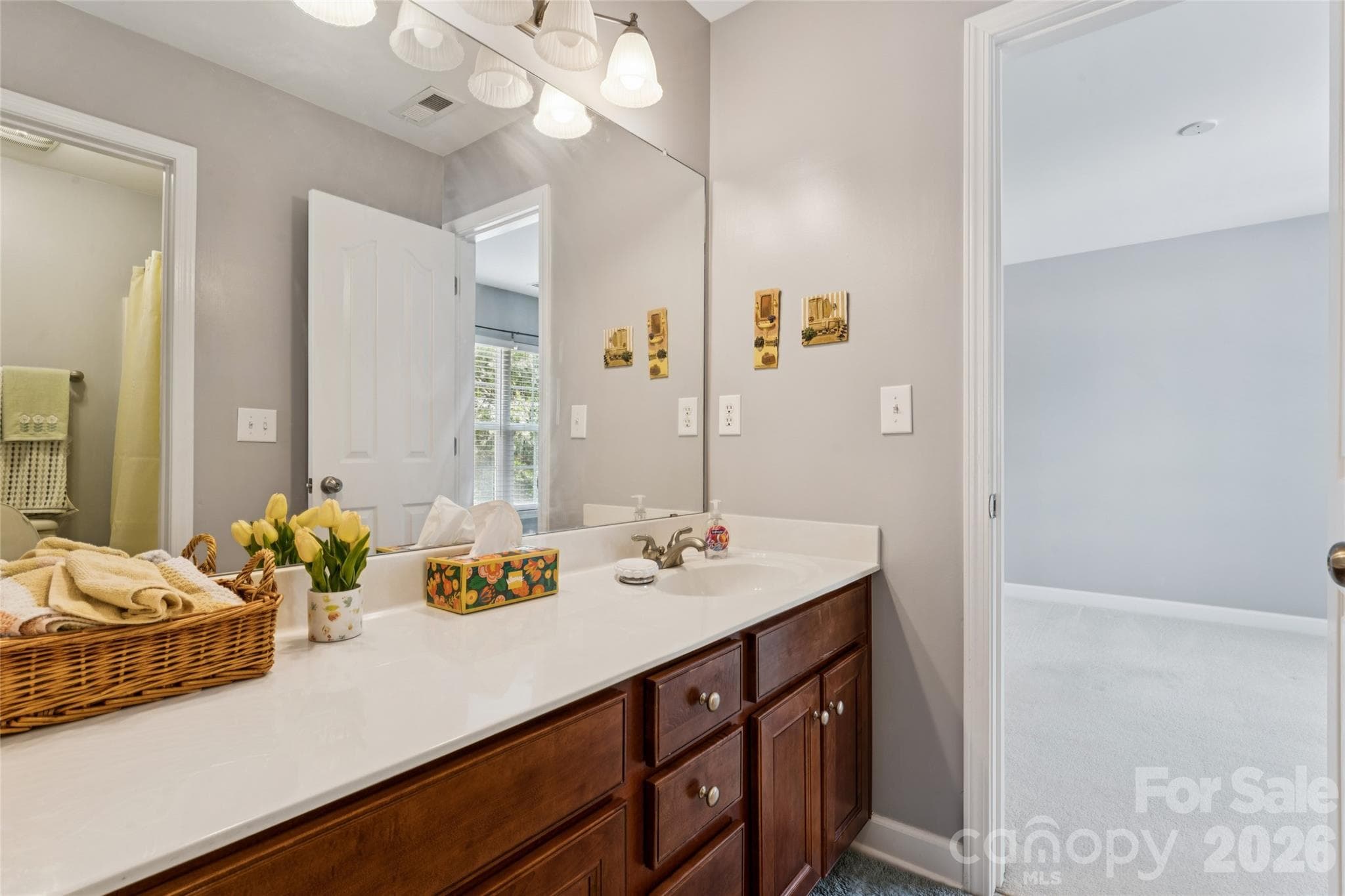 Guest full bath, upper level - 8108 Penman Springs Drive, Waxhaw