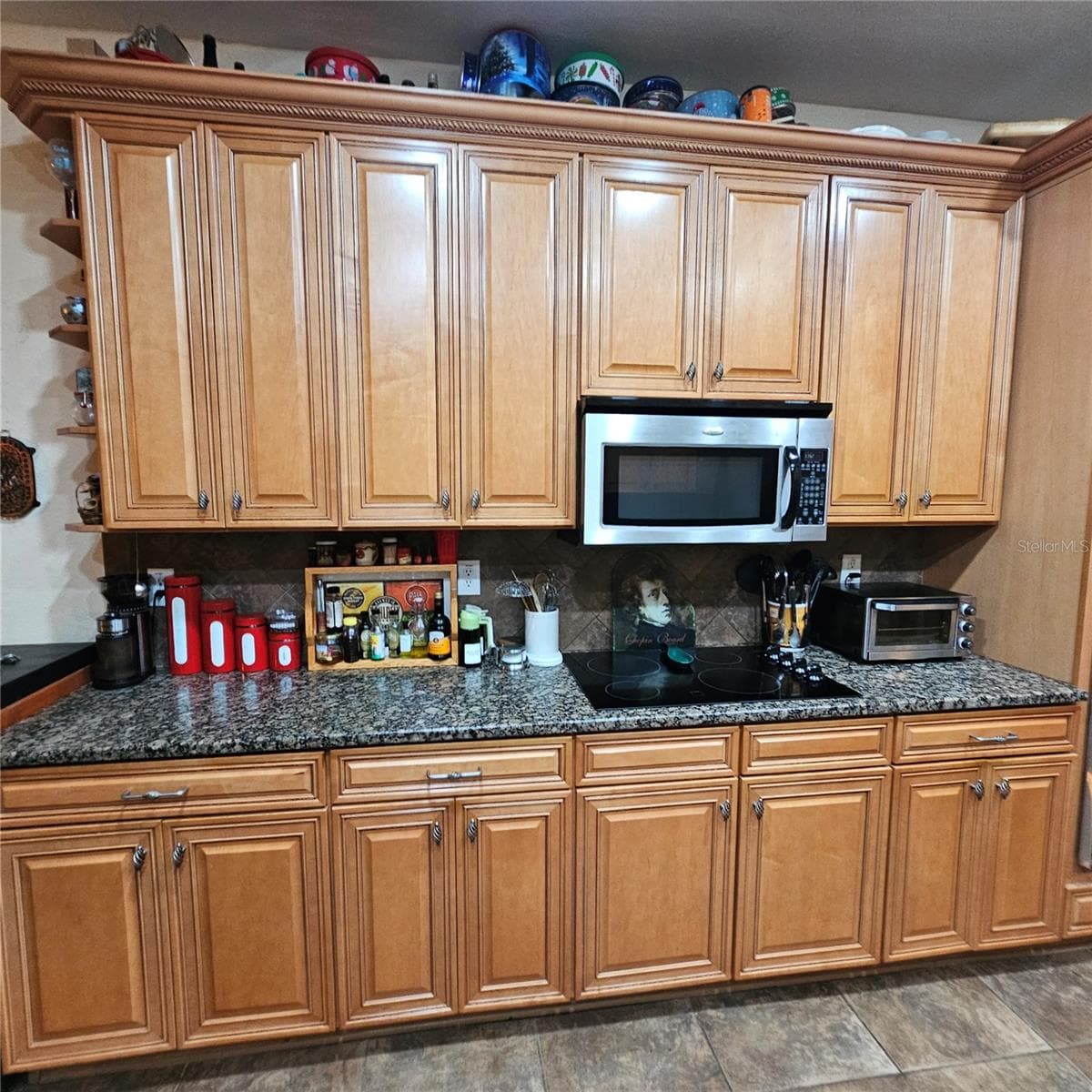 Solid wood cabinets - 7306 BRIDGEVIEW DR, WESLEY CHAPEL