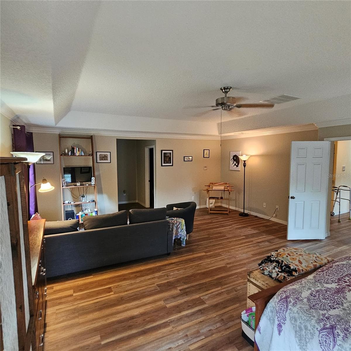 Primary  Bedroom with room for extra relaxation area - 7306 BRIDGEVIEW DR, WESLEY CHAPEL