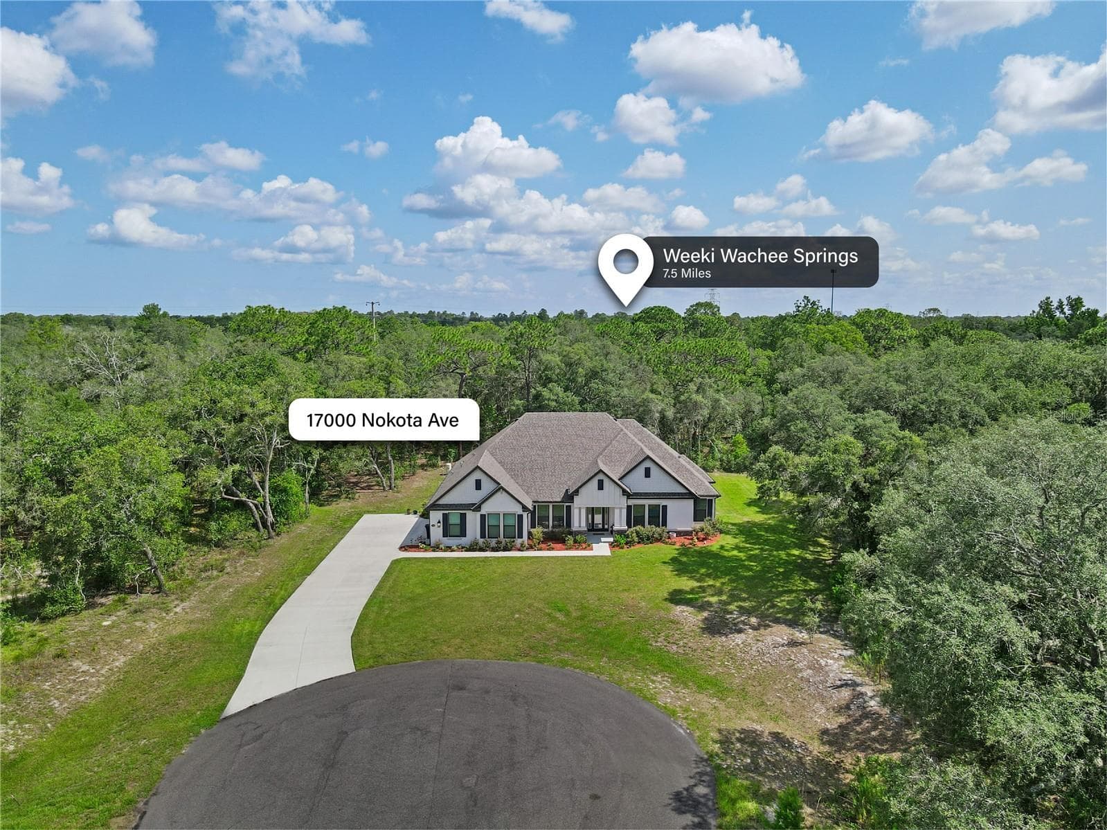 Aerial View of Property - 17000 NOKOTA AVE, HUDSON