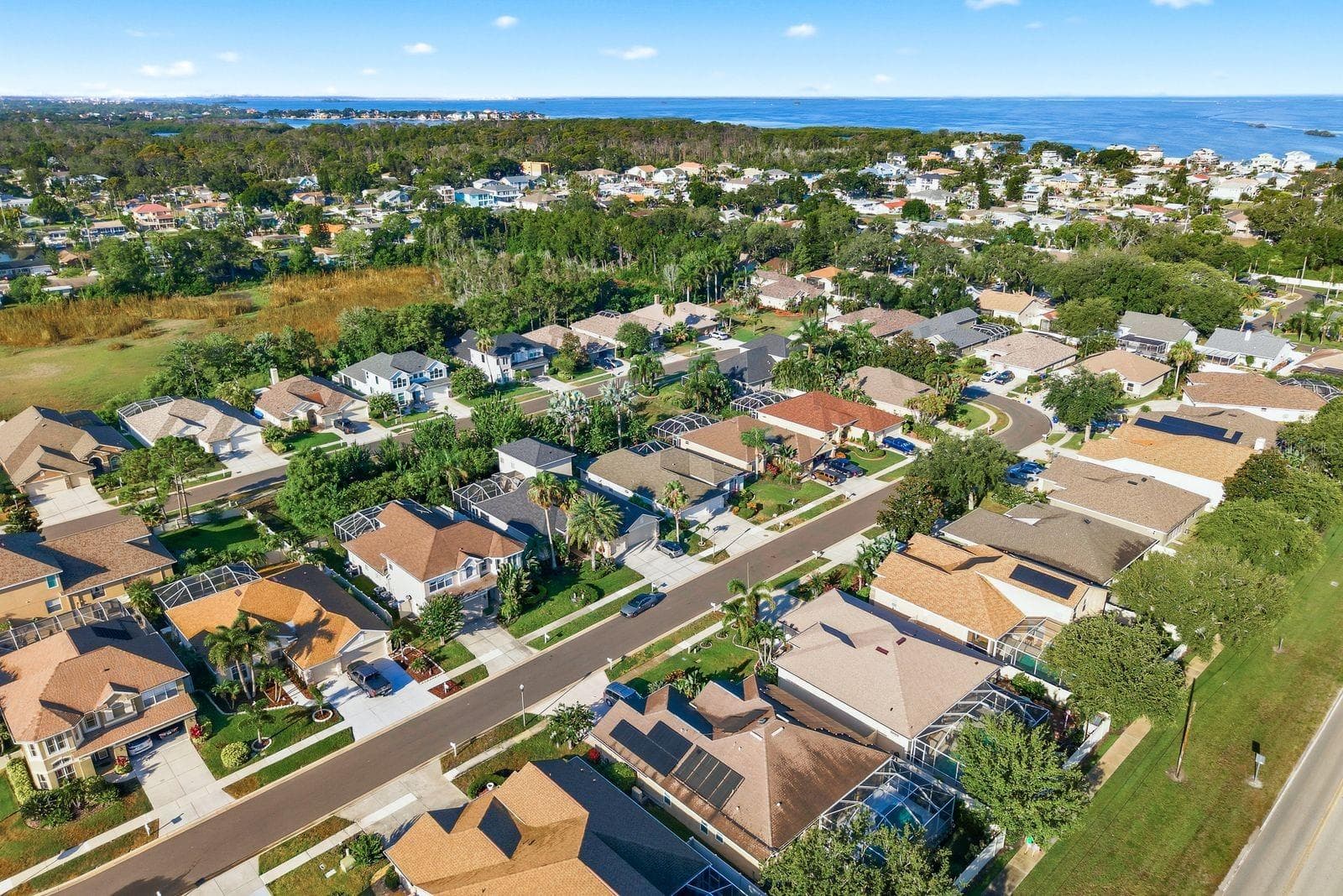 aerial - 4882 W BREEZE CIR, PALM HARBOR