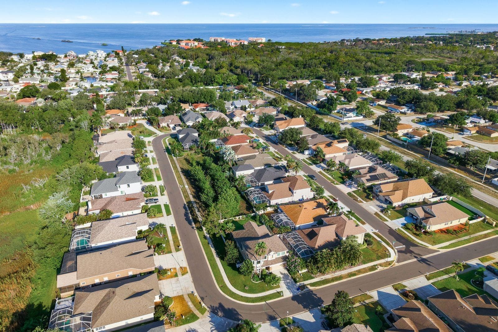 aerial - 4882 W BREEZE CIR, PALM HARBOR