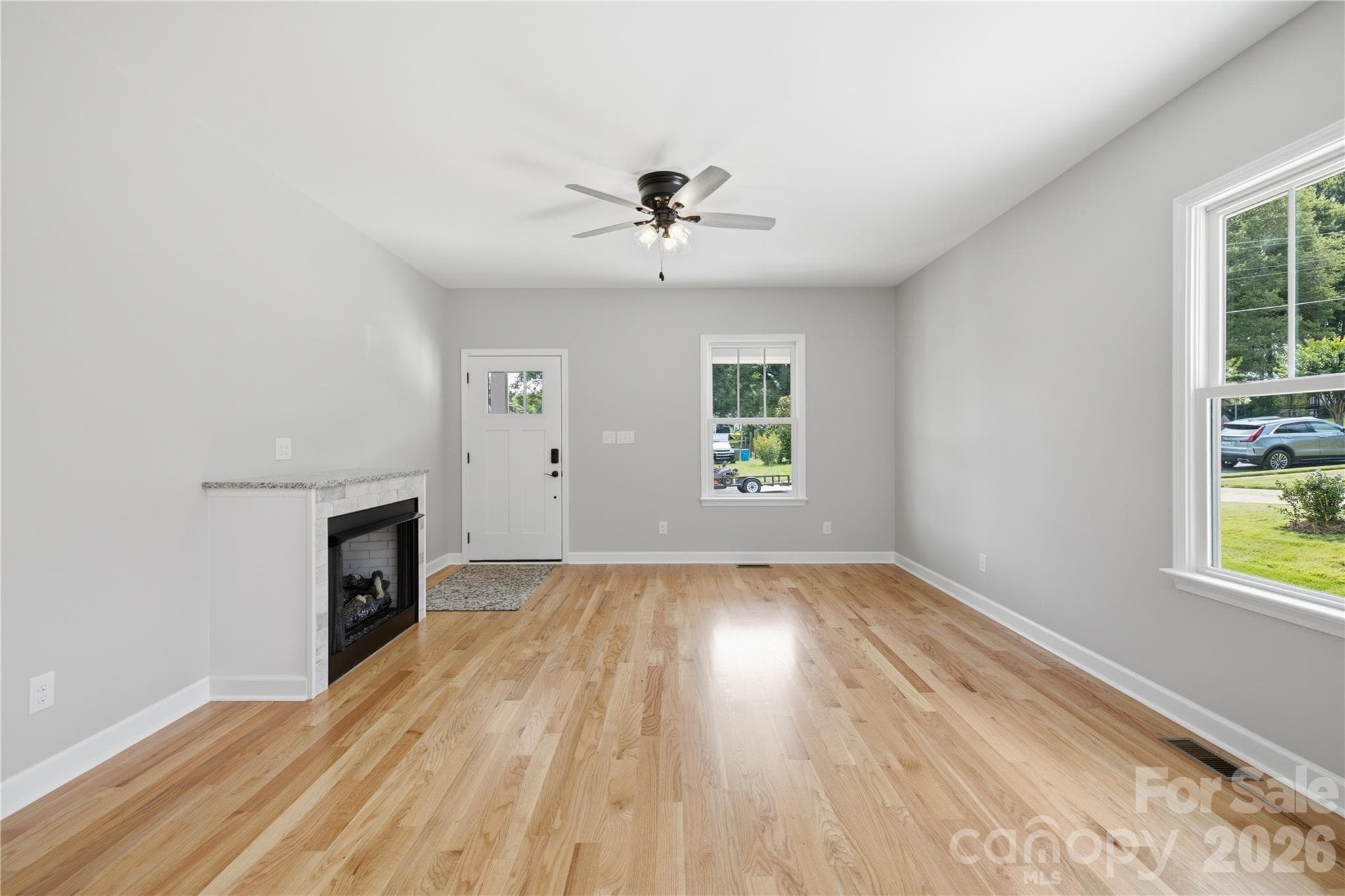 living area with front entry - 404 Williamson Street, Fort Mill