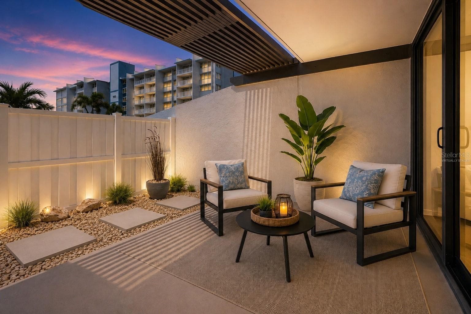 Covered Patio 16x9 w/open air courtyard - 450 TREASURE ISLAND CSWY #102, TREASURE ISLAND