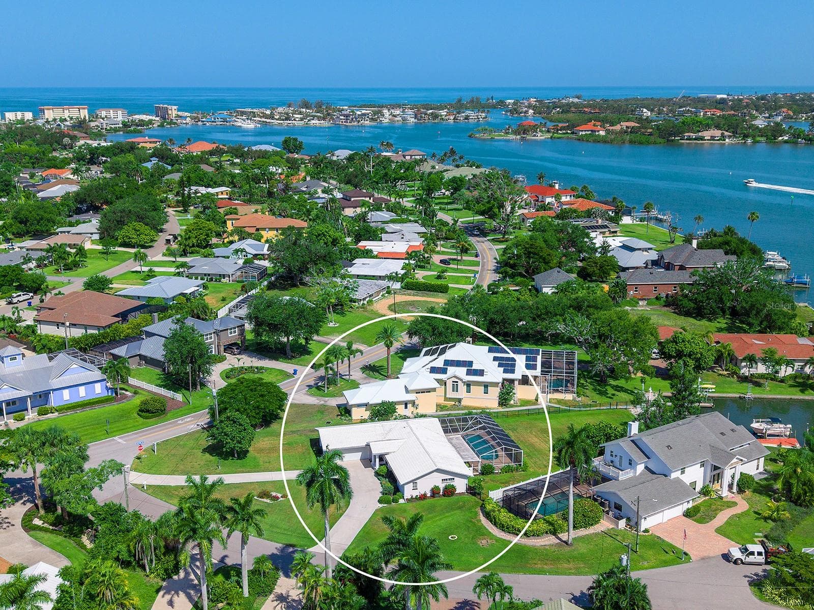 Roberts Bay no bridges to the Gulf open water - 396 BAYSHORE DR, VENICE