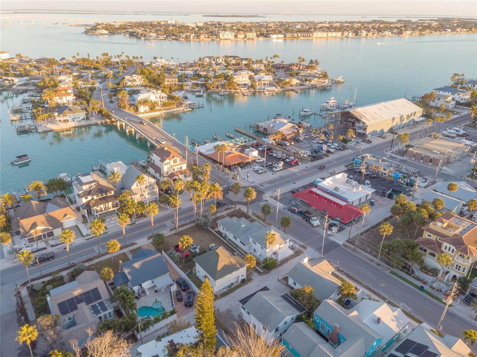 Aerial View Showing Property's Proximity to water. - 108 22ND AVE, ST PETE BEACH