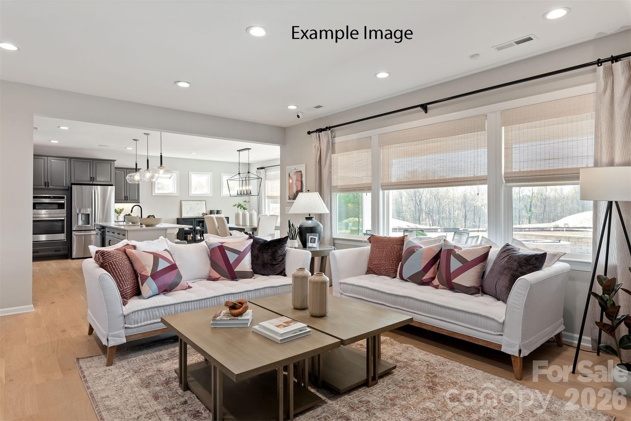 Example Photo - Family Room/Kitchen/Breakfast - 1713 Tabby Drive, Indian Trail