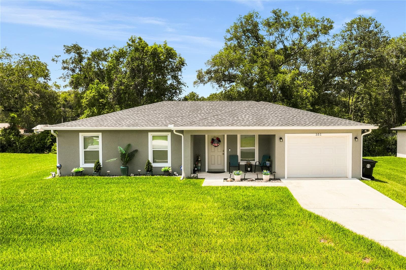 Aerial - 351 W ELM DR, ORANGE CITY