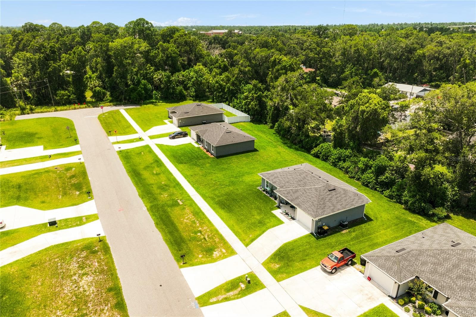 Aerial - 351 W ELM DR, ORANGE CITY