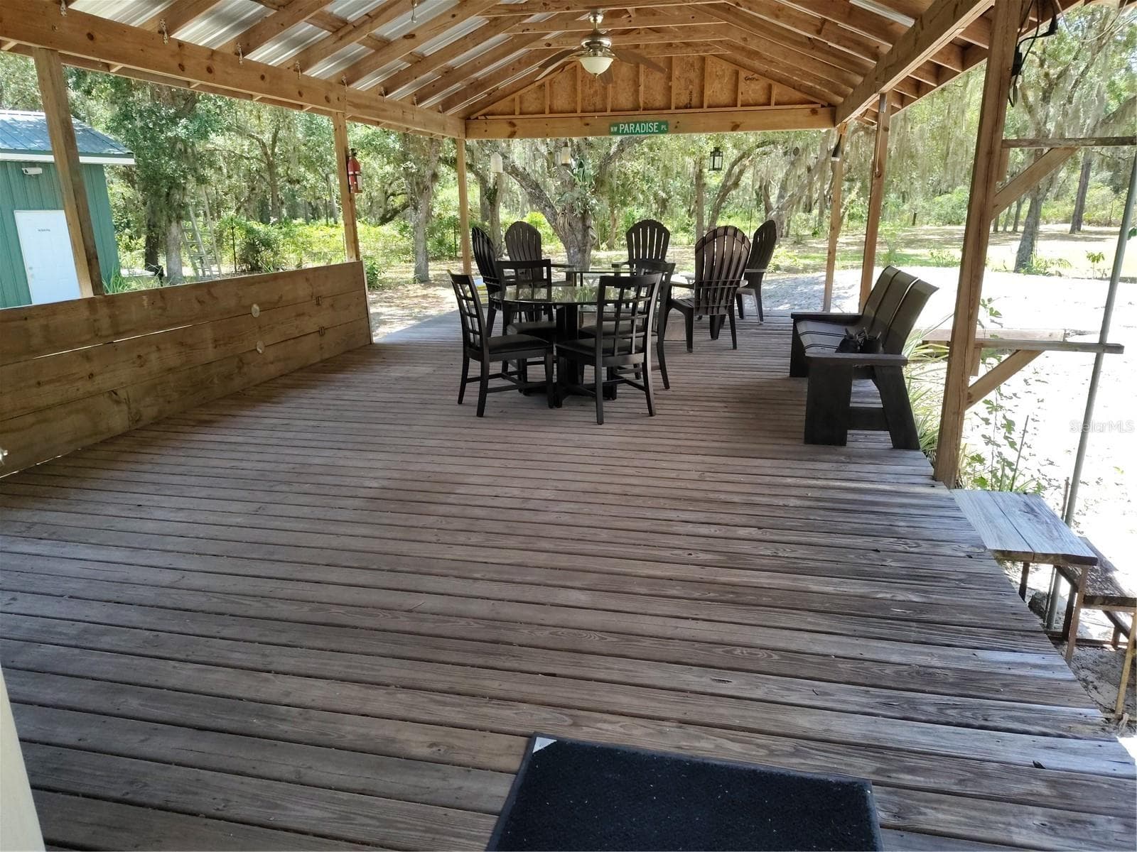 Deck from back door - 12627 BLACKBERRY LN, LAKE WALES