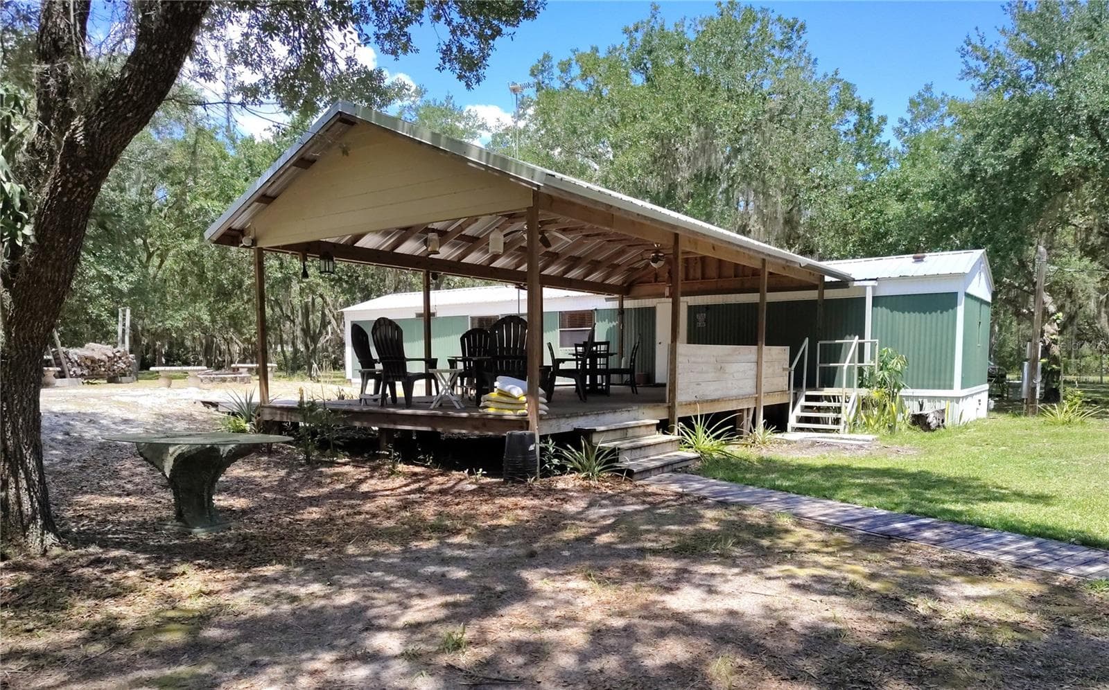 View of back deck - 12627 BLACKBERRY LN, LAKE WALES