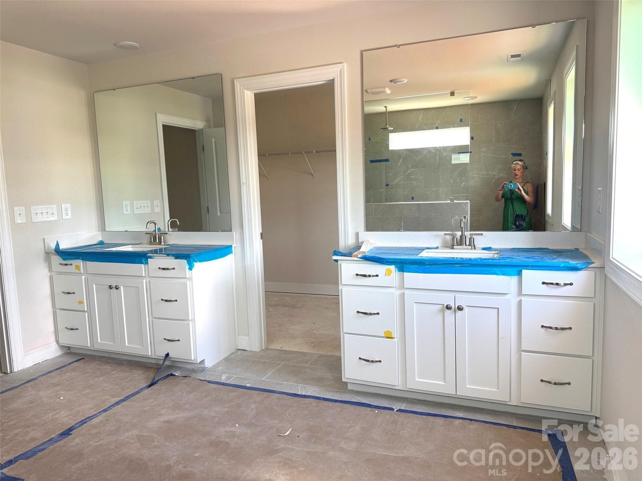Primary Bath in Progress - Monroe