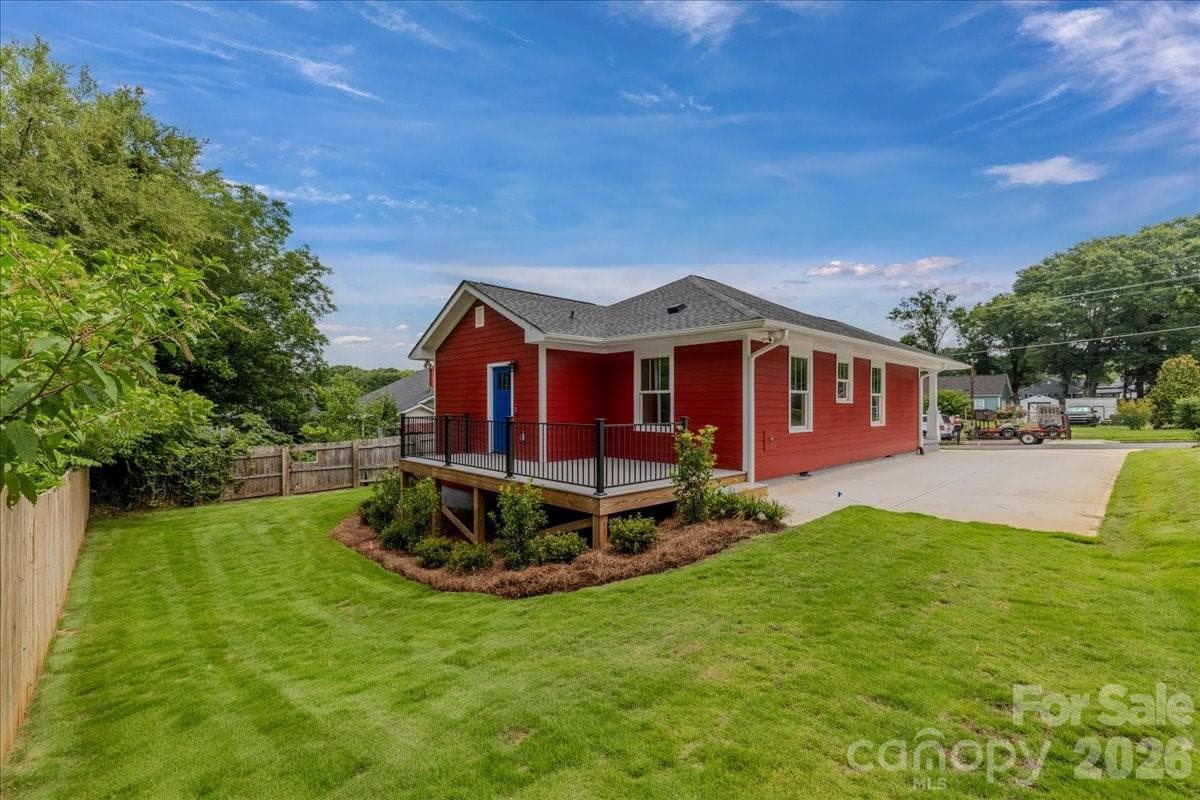 back of home - 404 Williamson Street, Fort Mill