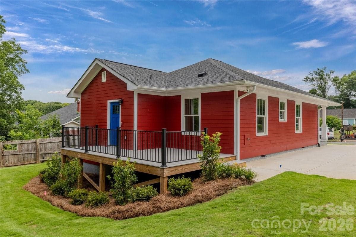 back of home - 404 Williamson Street, Fort Mill
