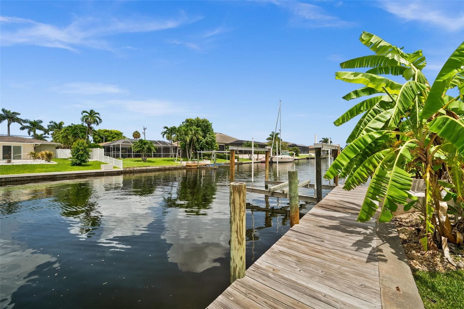 Aerial View from the back - 5122 SW 3RD AVE, CAPE CORAL