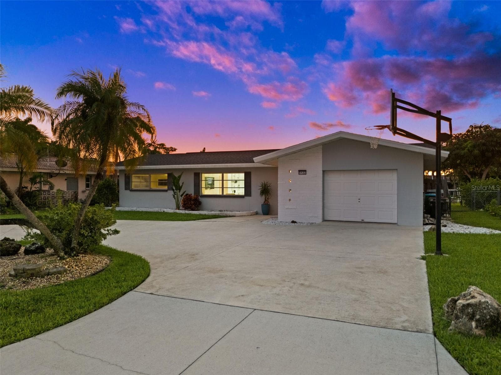 Twilight view - 5122 SW 3RD AVE, CAPE CORAL