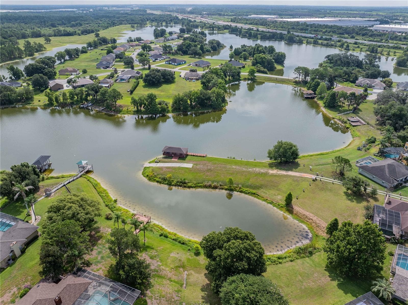 Neighborhood Lake access - 1749 LADY BOWERS TRL, LAKELAND