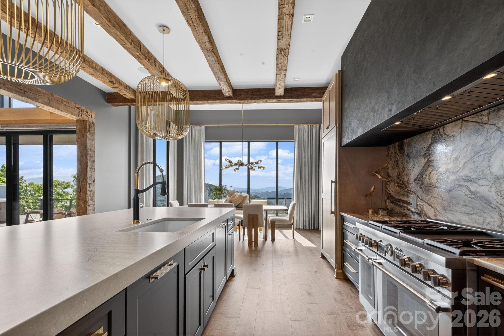 Gourmet kitchen - 270 Osprey Drive, Banner Elk