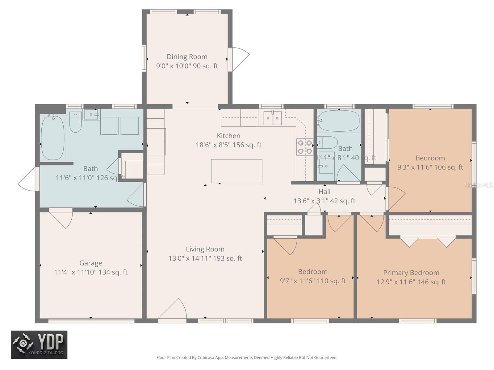 Floor Plan - 1231 LITTLE JOHN LN, DUNEDIN