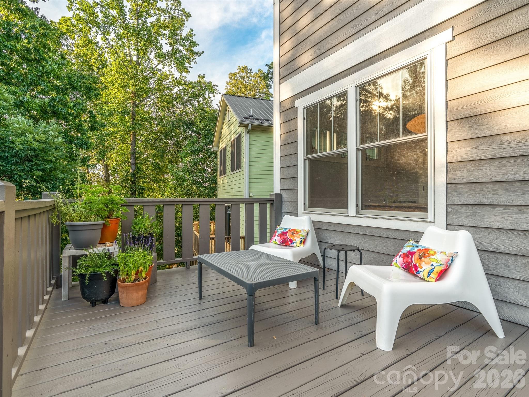 Main level back deck. - 60 Mardell Circle, Asheville