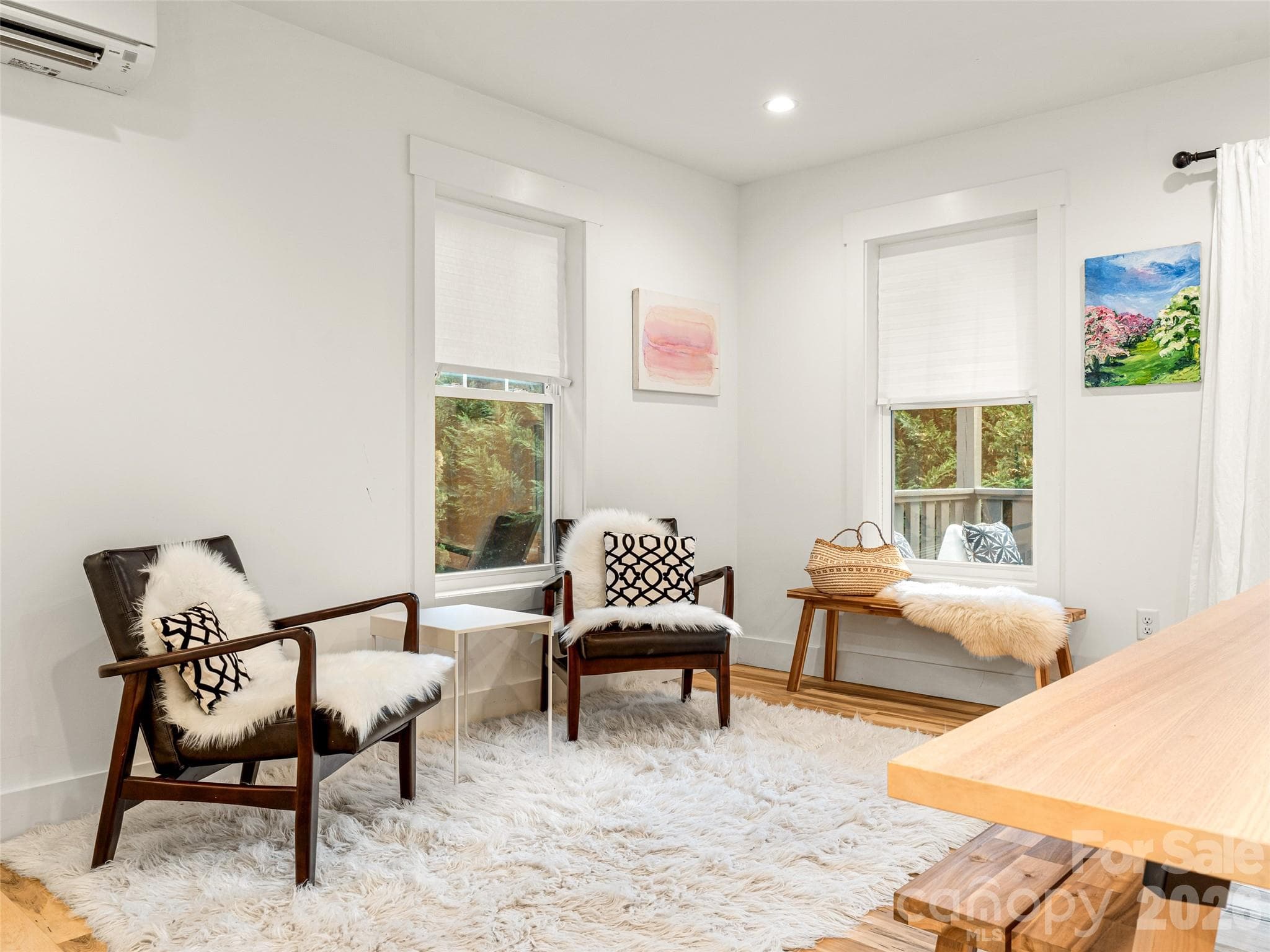 Apartment sitting area. - 60 Mardell Circle, Asheville