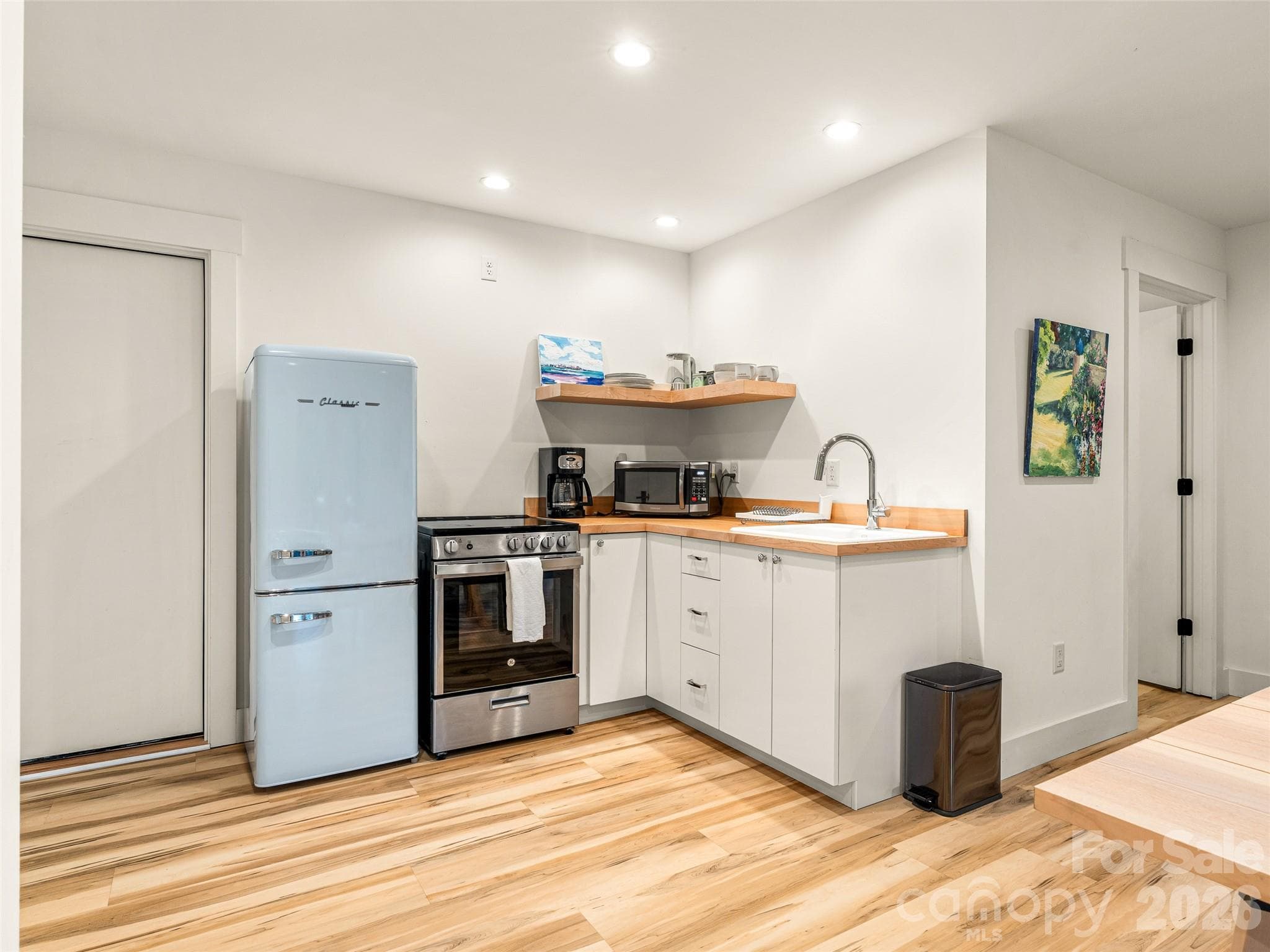 Adorable kitchen on lowest level. - 60 Mardell Circle, Asheville