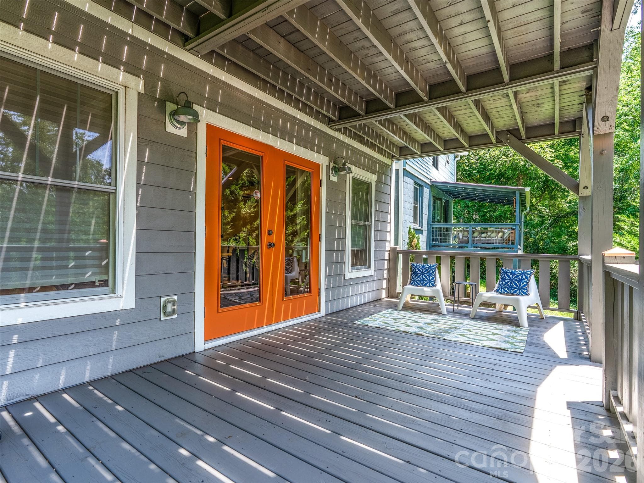 Private lowest level deck. - 60 Mardell Circle, Asheville