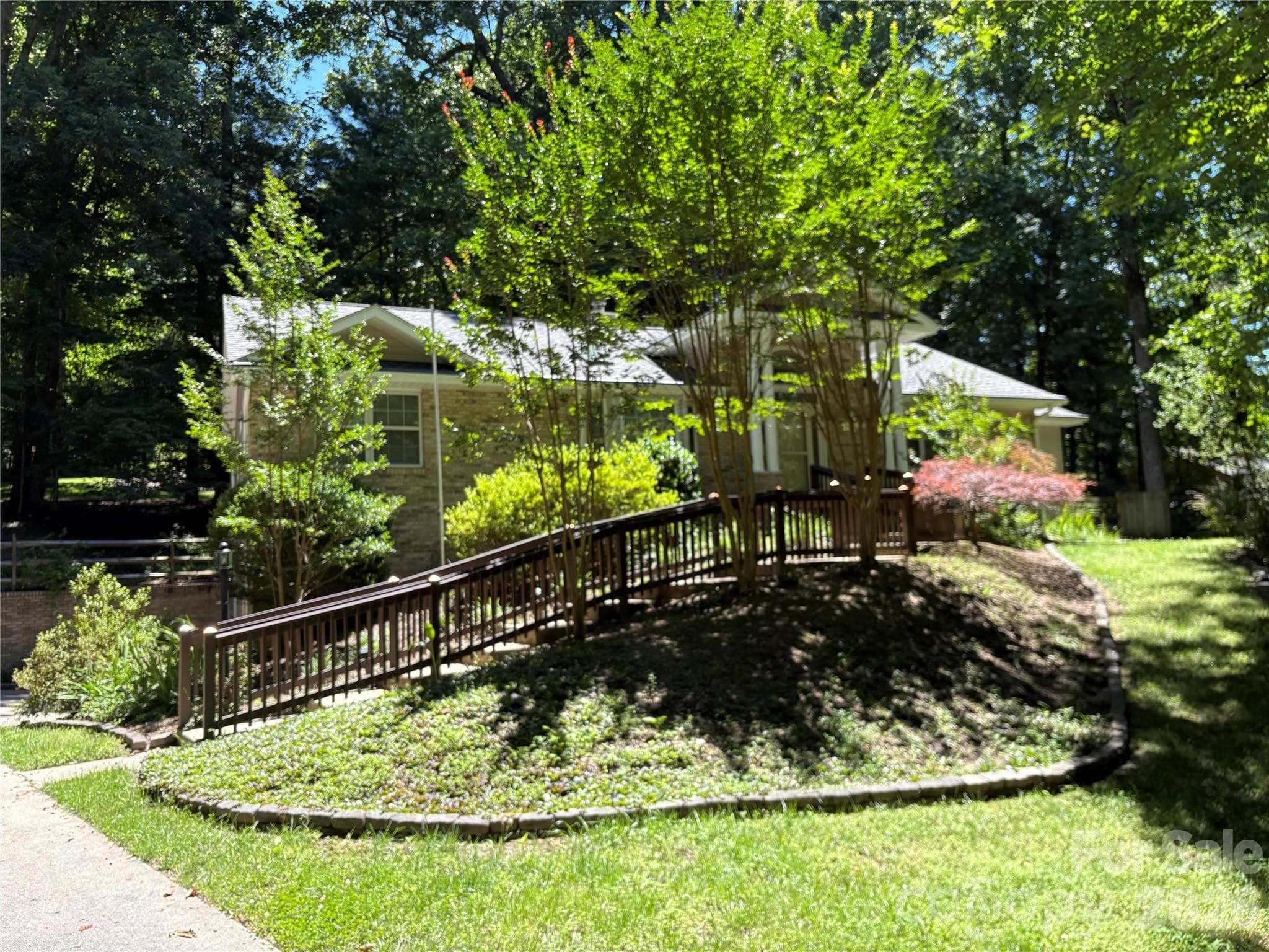 Over one half acre of mature, natural landscapiing - Laurel Park