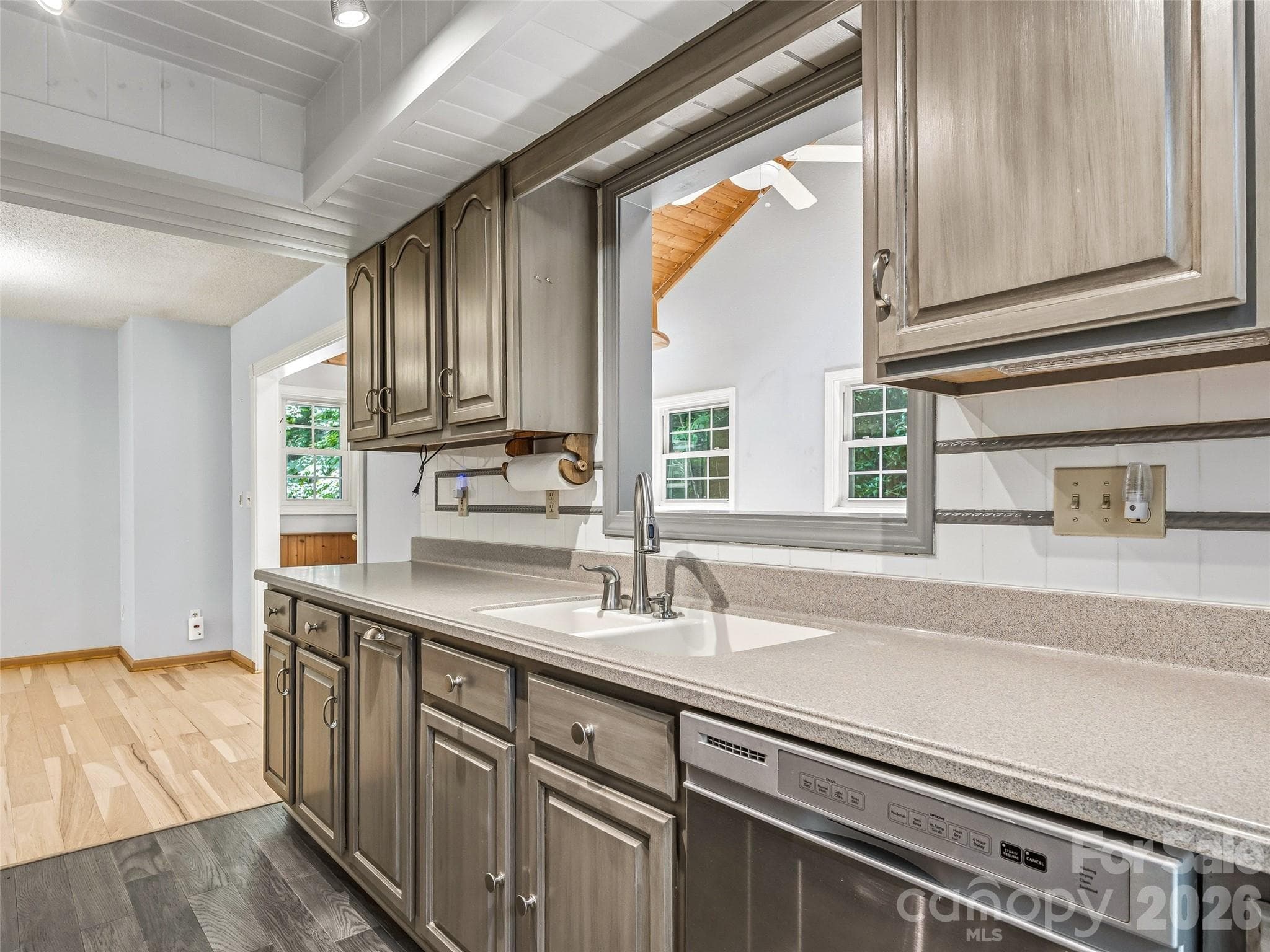 Opens to Carolina Room - 206 Camellia Way, Laurel Park