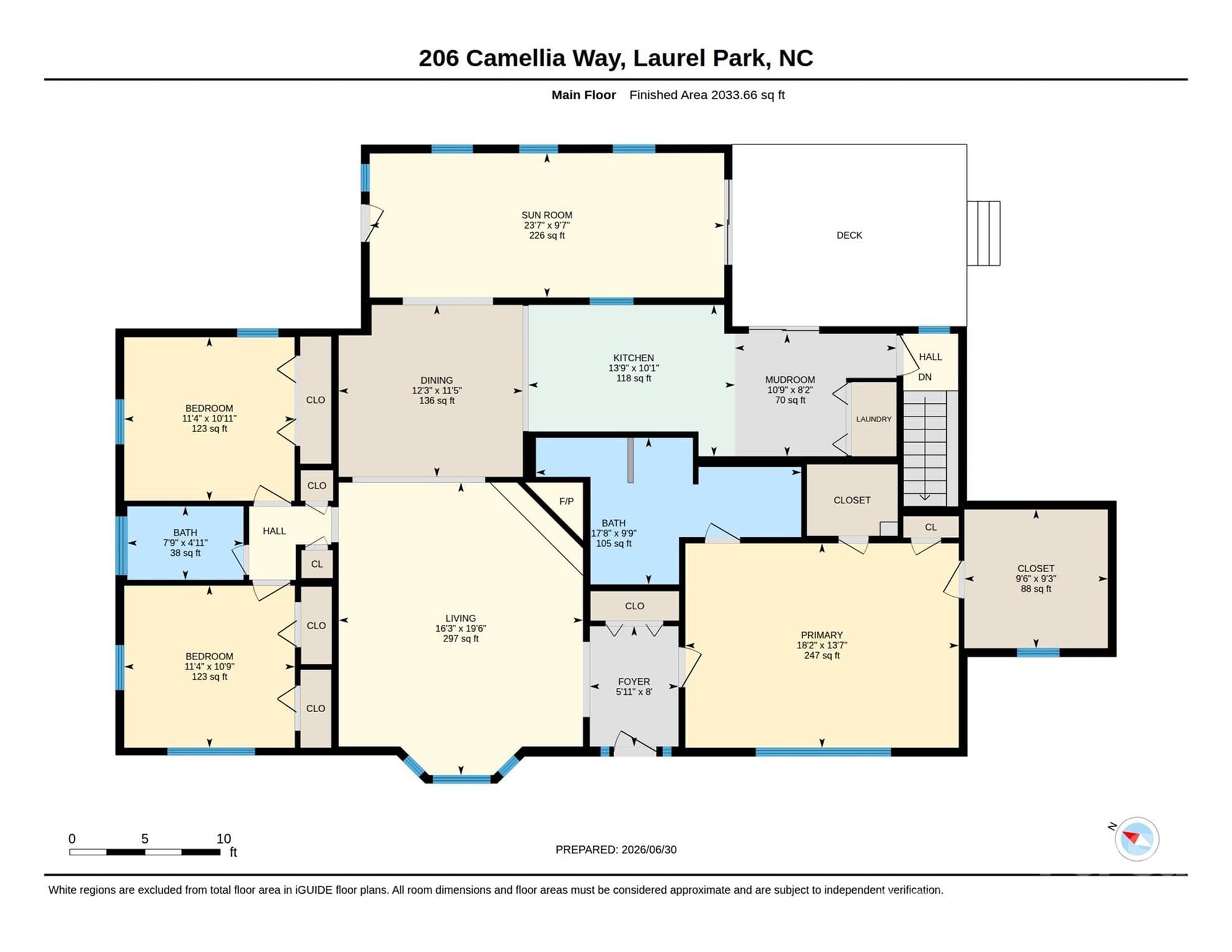 Main Floor - 206 Camellia Way, Laurel Park