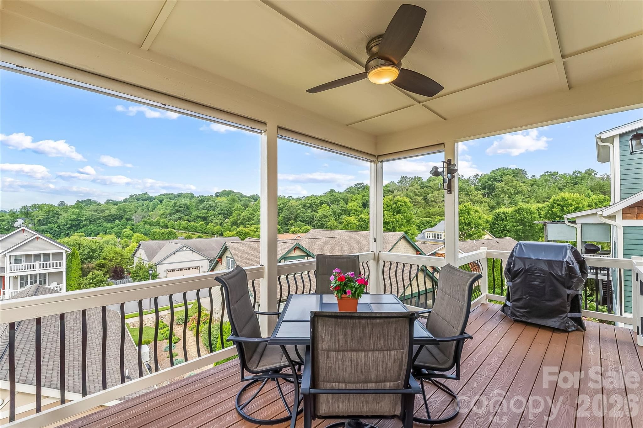 Back deck. Up next, view pics! ==>> - 15 Craftsman View Drive, Asheville