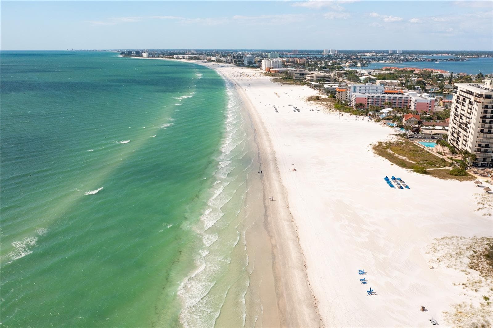 St. Pete's sugary beach sand directly across the street - 3805 GULF BLVD #203, ST PETE BEACH