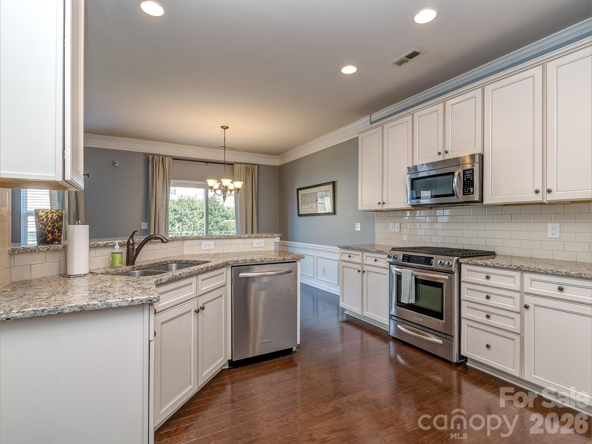 Kitchen with Kitchen Aid appliances. - 1839 Royal Gorge Avenue, Charlotte