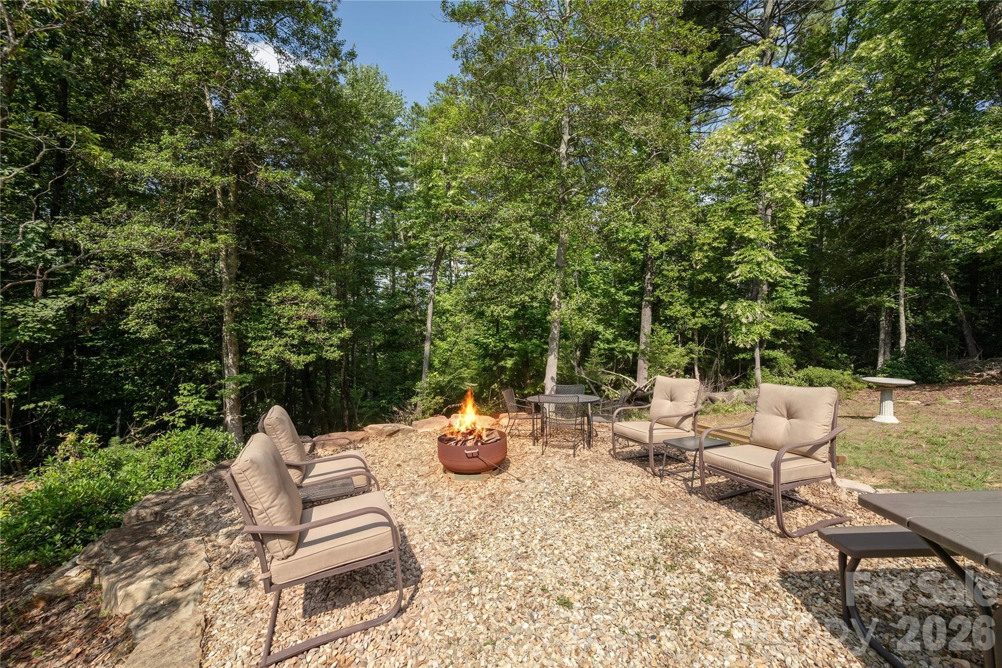 Fire pit - 59 Smalltown Trail, Brevard