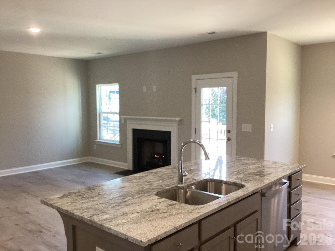 Kitchen overlooking Family Room - Concord