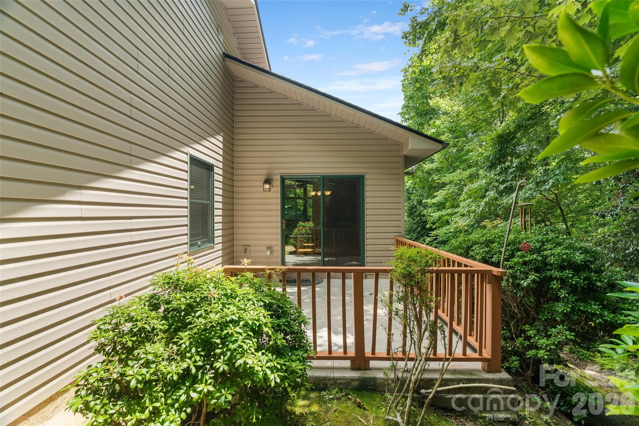 Private back deck - 51 Duya Court, Brevard
