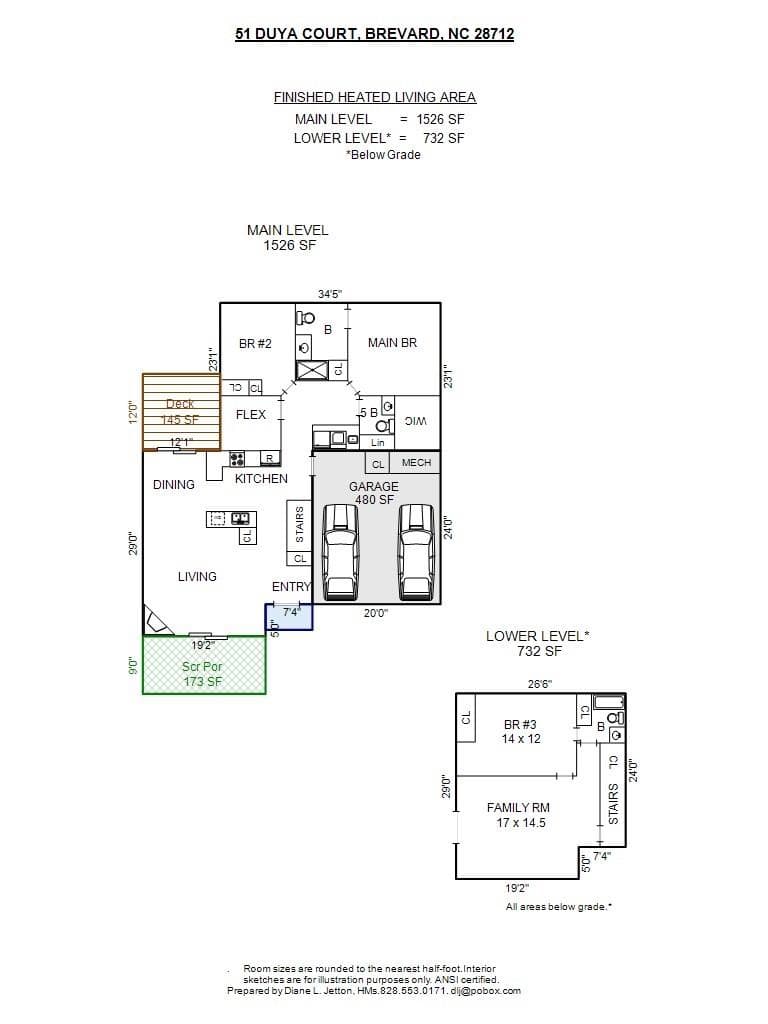 Floor plan - 51 Duya Court, Brevard