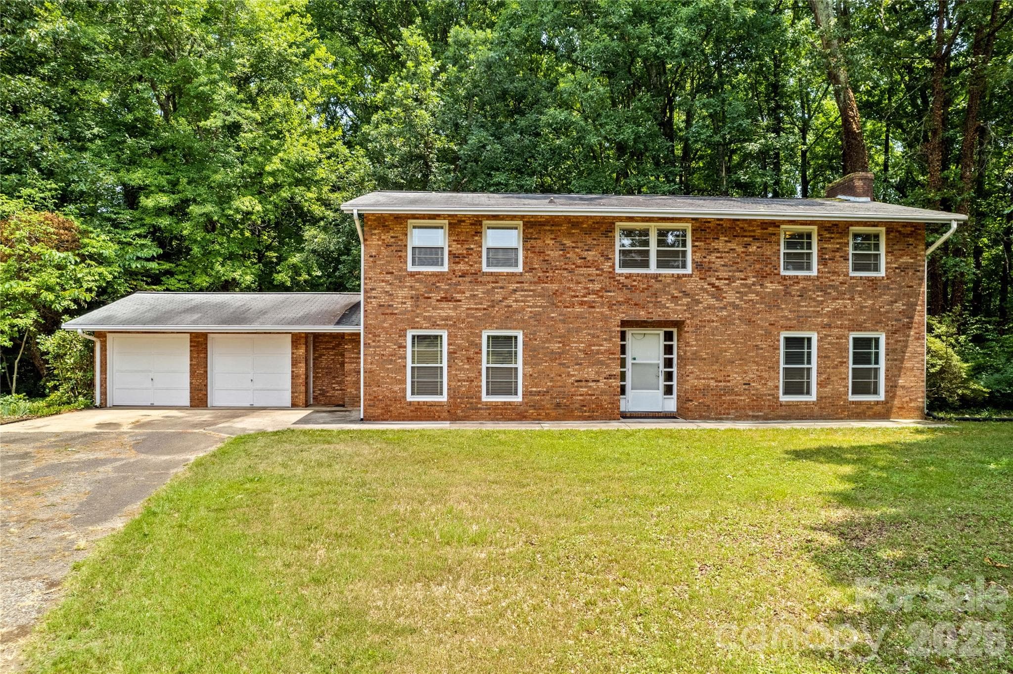 2 Story Brick home with full basement & oversized 2 Car Garage! - 155 Duck Creek Road, Troutman