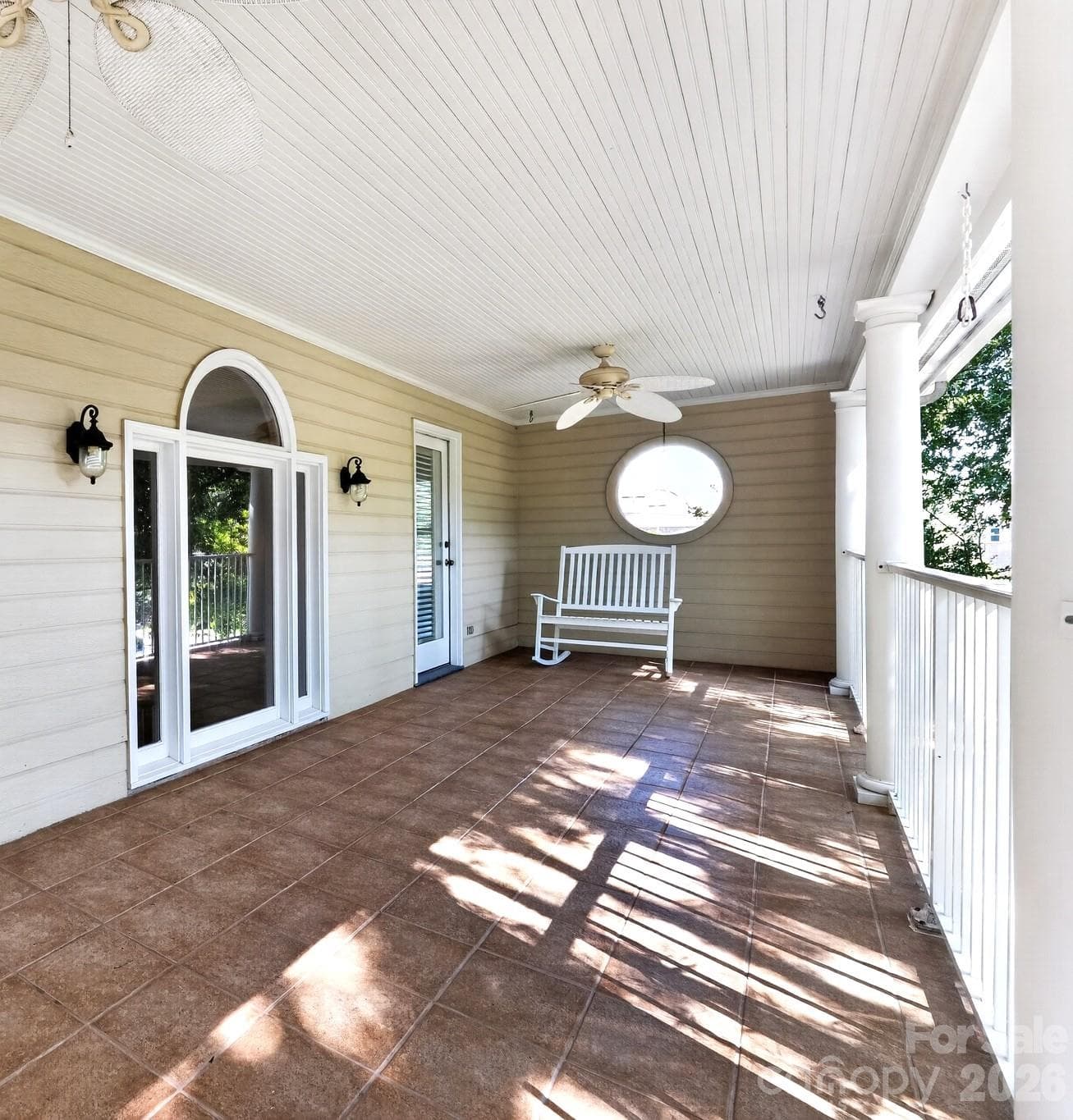 Upper level porch - Charlotte