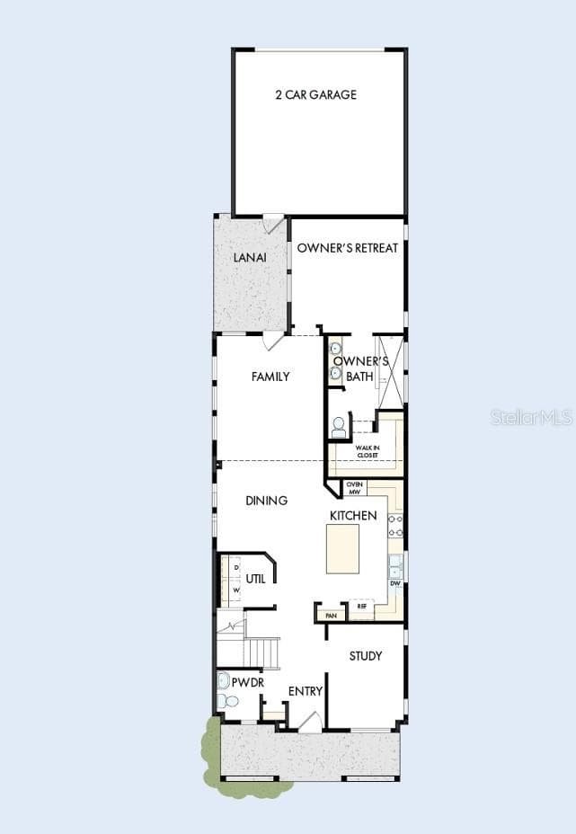 Floor Plan First Floor - 3074 BONFIRE PATH, ST CLOUD