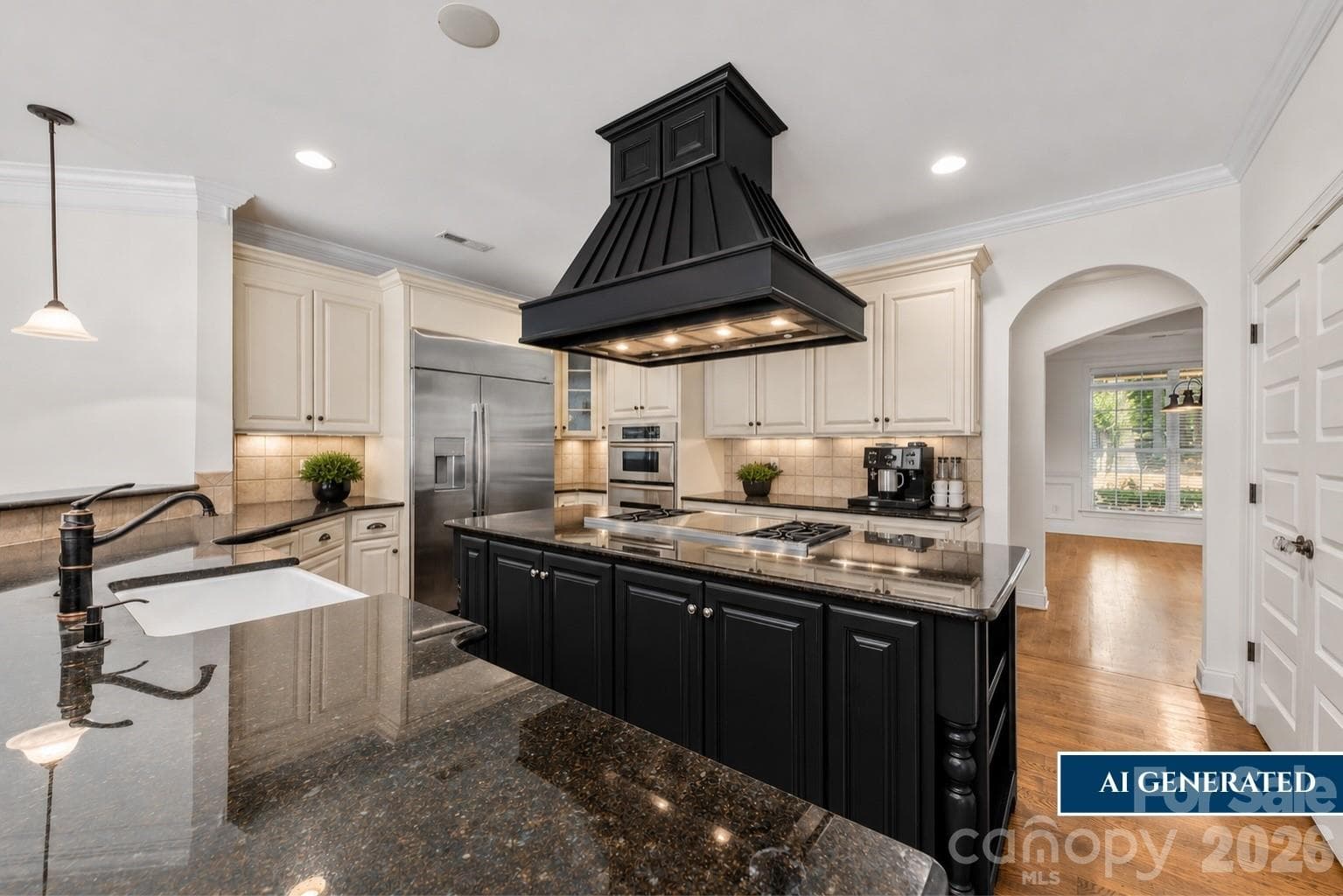 AI Generated with Painted Island and Vent! - 4709 Rockwood Drive, Waxhaw