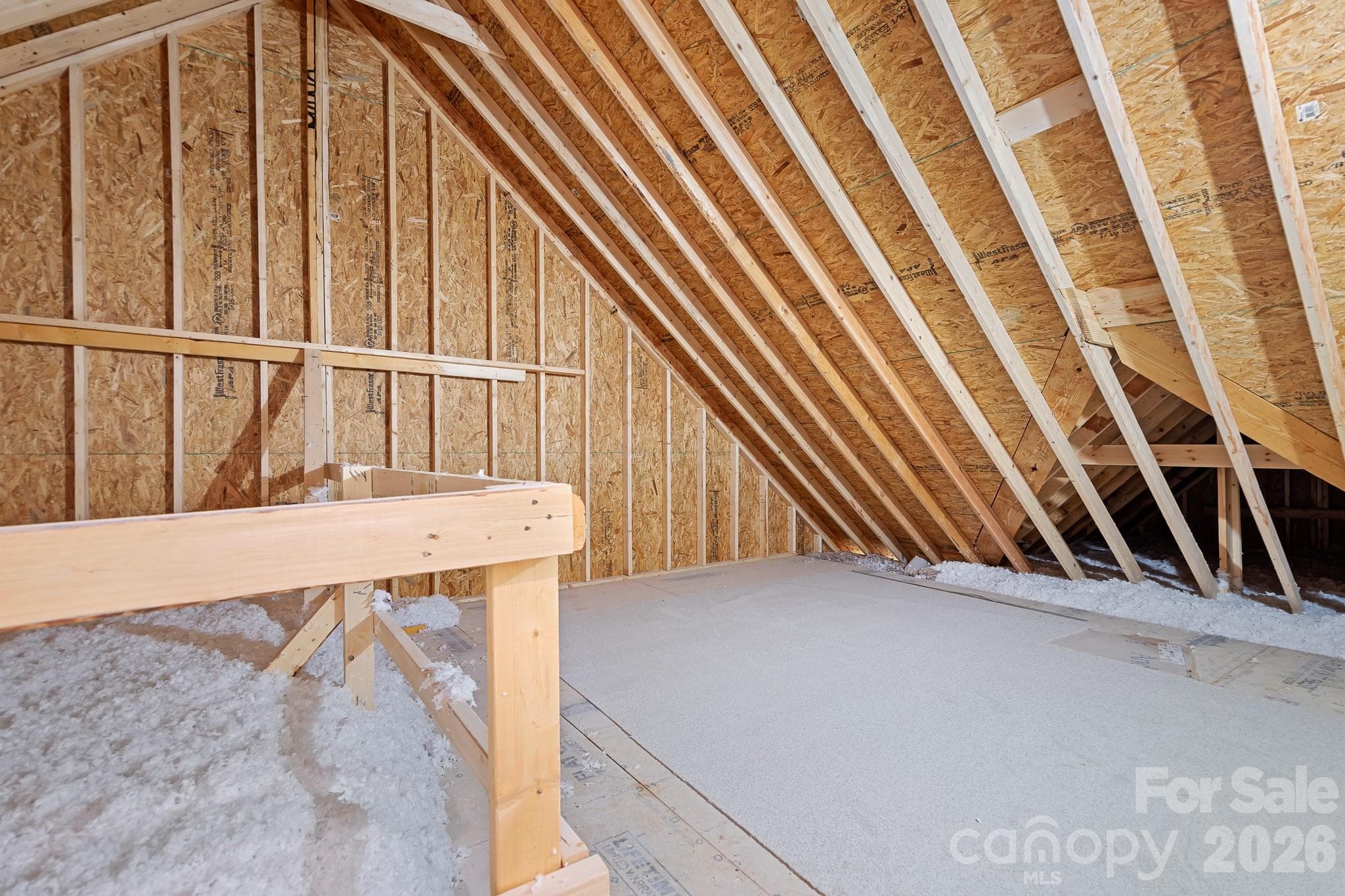 Large walk-in attic space 197SF - Mooresville