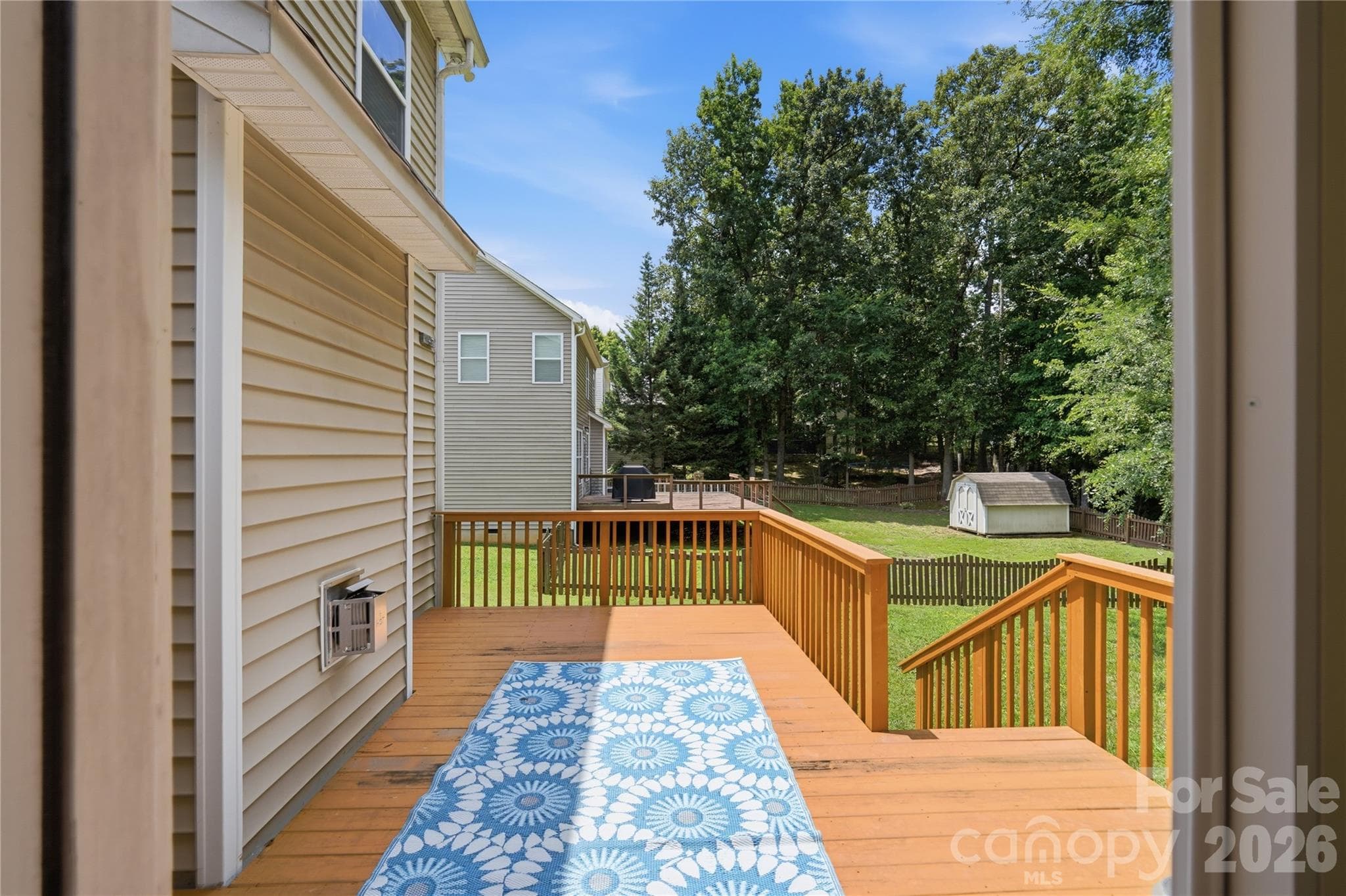 Unwind on the back deck, made for grilling and get-togethers - Indian Trail