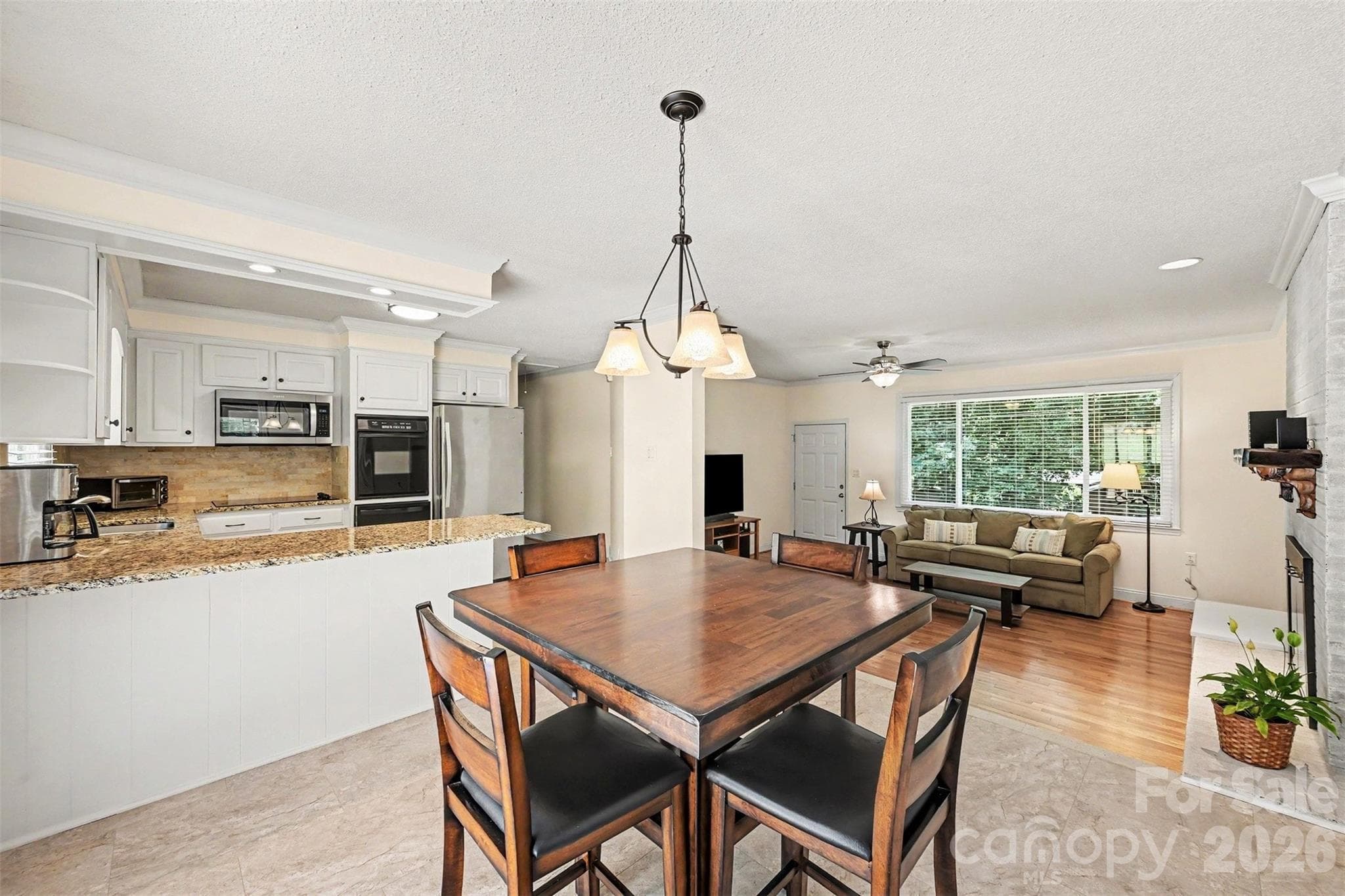 Breakfast area open to kitchen and living room - Huntersville