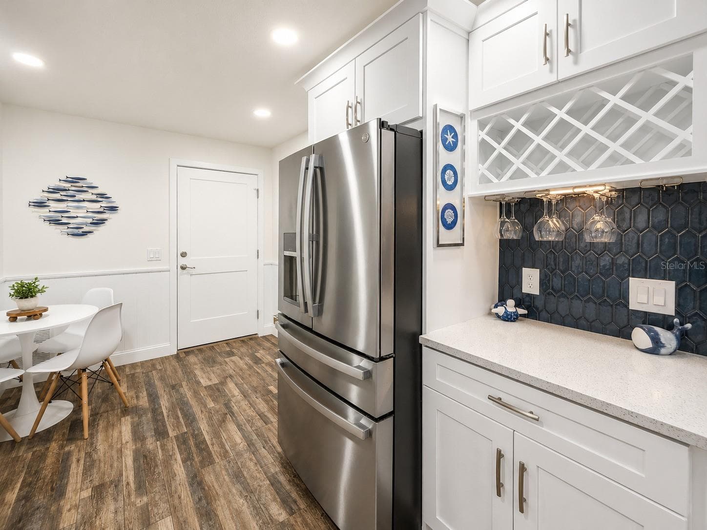 Built in wine rack and GE Profile fingerprint - 100 SEA PINES CIR, DAYTONA BEACH
